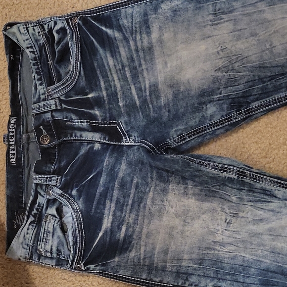 Men affliction jeans size 34 worn once